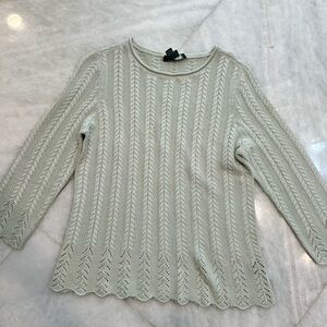 Vintage crochet Ralph Lauren top